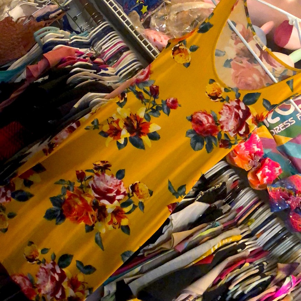 Floral dress. Never worn.